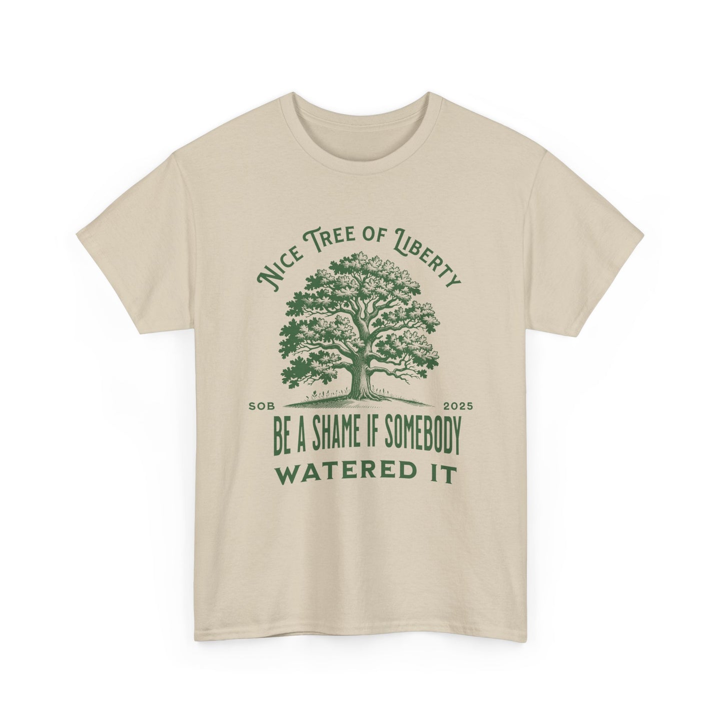 Tree of Liberty | Unisex Heavy Cotton Tee | witty t shirt referencing Tree Of Liberty Quote