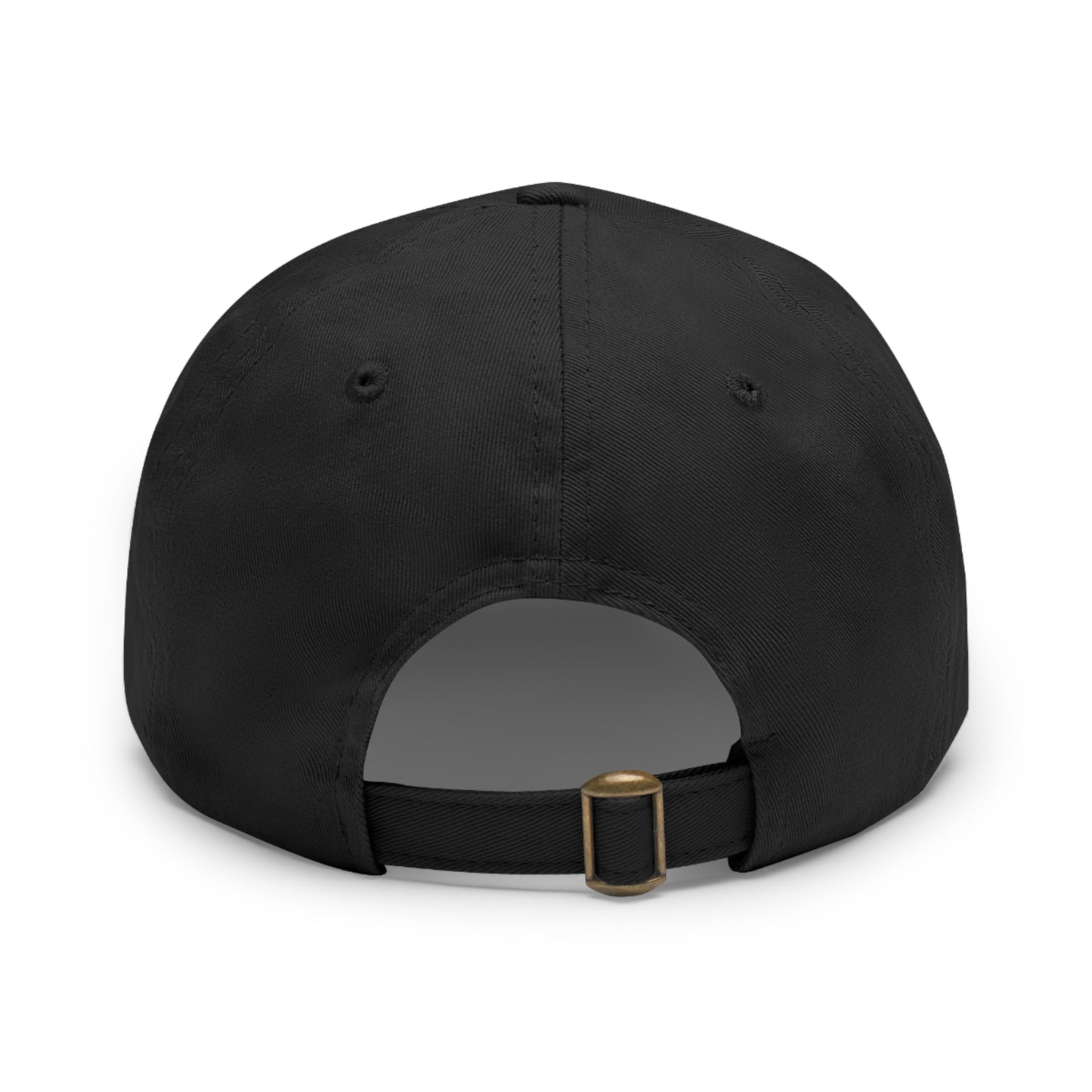 Trendy Dad Hat with Leather Patch - Edgy Fashion Accessory for Casual Wear, Gift for Him, Outdoor Activities, Summer Vibes, Cool Contrast