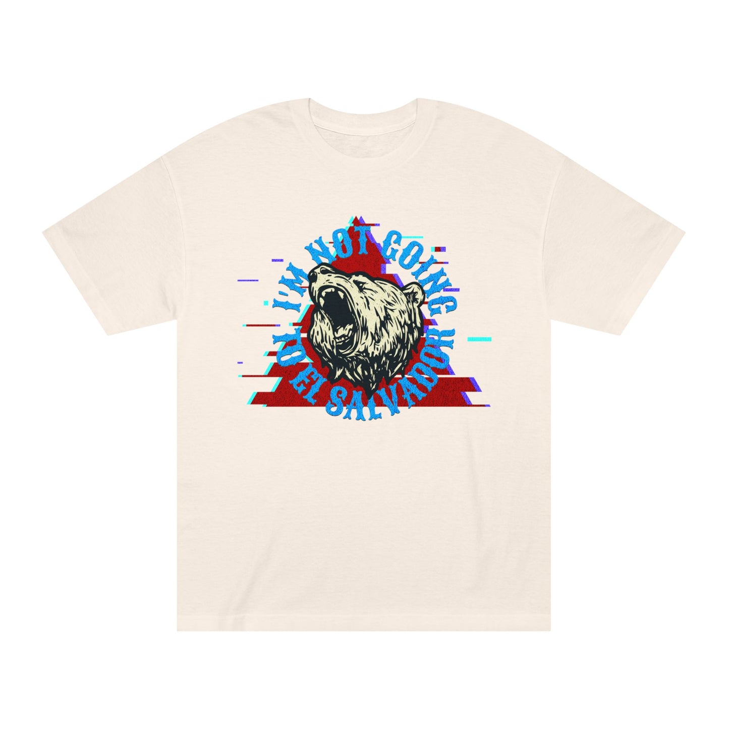 Retro Bear Graphic Tee - I'm Not Going to El Salvador Unisex Classic Tee, Casual Wear, Gifts for Him, Summer Style, Vintage Vibe